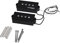 Wilkinson Série M WOPB Variable Gauss Alnico 5 Set Micros Precision Bass Pickups Ton Vintage pour Basse électrique 4 Cordes style PB, Noir