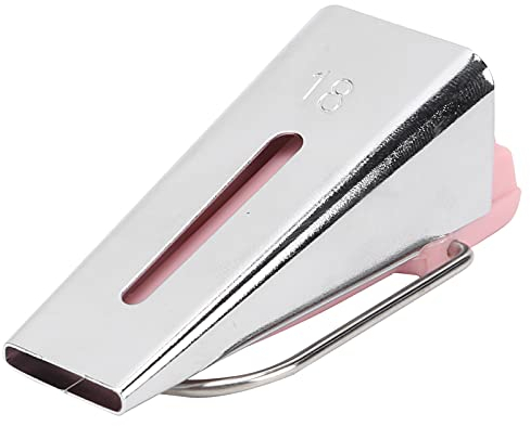 Tape Maker 5 Größen Stoff Schrägband Maschine Set DIY Quilten Saumwerkzeuge Kit für Haushalt Quiltbindung(18mm-Rosa)