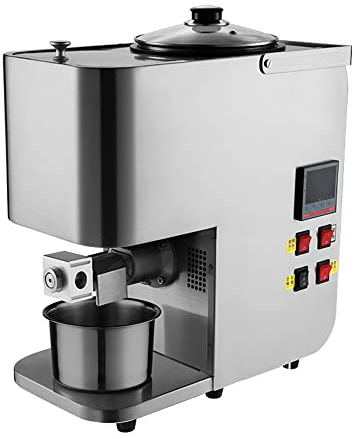 MNSRRN Small Automatic Oil Press, ≥90% High Oil Yield, Hot/Cold Press Oil Press, All Stainless Steel High Oil Extractor