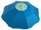 AREMAR Sombrilla de Playa Resistente al Viento Airvent, Protección UV, Varillas de Fibra de Vidrio e Incluye Funda para Transporte (200 cm. Azul)