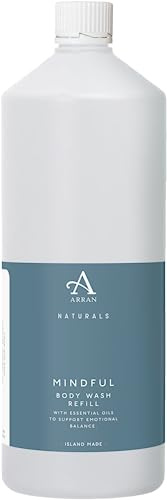 Arran Sense of Scotland Mindful Lemon & Patchouli Body Wash & Shower Gel Eco Refill (1 Litre) Natural & Vegan
