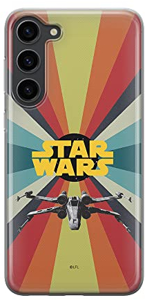 ERT Group Handyhülle für Samsung S23 Original und offiziell Lizenziertes Star Wars Muster 039 optimal an die Form des Handy angepasst, hülle aus TPU