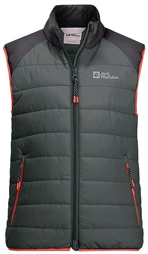 Jack Wolfskin Unisex Kinder Zenon Vest K Weste, Slate Green, 176