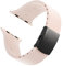 Archer Watch Straps - Cinturini Su Misura in Silicone per Apple Watch (Rosa Pallido, Chiusura Grigia, 40/41/42mm)