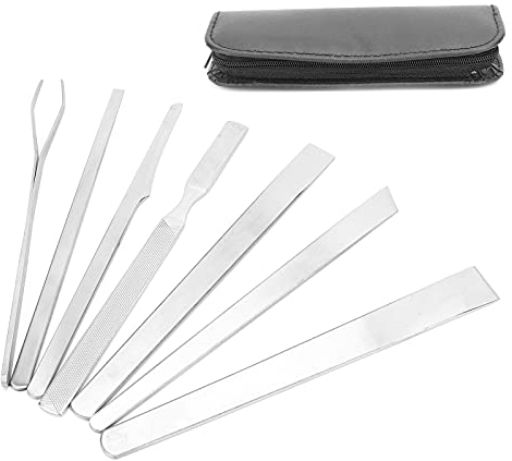 ANKROYU Pediküre Messer Set, Pediküre Messer Set Für Zuhause, Zehennagel, Endogenes Pediküre Messer Set, Zehennagel, Endogene Abgestorbene Haut, Hornhautentfernung, Pediküre Werkzeug Set, Professione