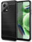 Qiinogow Hülle Kompatibel mit Xiaomi Redmi Note 12 5G/Poco X5/Note 12R Pro, Ultradünne Handyhülle Mit Stoßdämpfung, Schutzhülle aus Kohlefaser-TPU (Schwarz)
