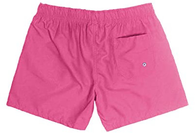 Pantaloni cargo da uomo, corti, pantaloni cargo, slim fit, da uomo, in cotone, corti, elasticizzati, per attività all'aperto, estivi, in cotone, per il tempo libero, Rosa acceso., L