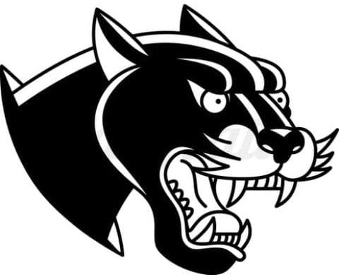 Old School Tattoo Panther- Allwetter-Aufkleber, Vinyl-Aufkleber, Auto, Laptop, LKW, Werkzeugkasten, Fenster, Tumbler, Boot, Anhänger usw (Schwarz, 5x6)
