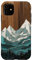 Coque pour iPhone 11 Montagnes en plein air, nature, randonnée, forêt, paysage, thème bois