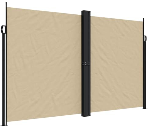 vidaXL Toldo Lateral retráctil Beige 200x1200 cm