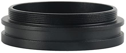 1X Stereo Microscope Auxiliary Barlow Lens Big Attachment Objective Lens Easy Installation 48mm Inner Diameter Barlow Lens For Telescopes