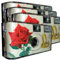 Lot de 4 appareils photo jetables 1A PORST Edition Rose & anneaux, avec flash, piles et film (lot de 4, 27 prises chacune)