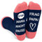 Kisvic Socken Damen Rutschfest Baumwolle, 39-42 Lustige Socken mit MAMA MACHT PAUSE! FRAG PAPA! Geschenk Muttertag für Mutter Geschenk Geburtstag Frau Mama