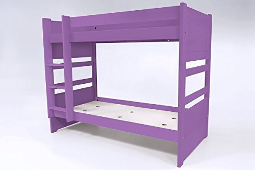 ABC MEUBLES - Letto a Castello 2 posti 90x190 separabile Legno Duo - DUO90 - Lilla, 90x190