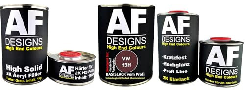 Alex Flittner Designs FÜR VW H3H Schwarzrot Set 2K HS Grundierung 2K