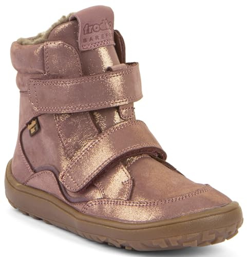 Froddo Stivali in lana vergine foderati in pelle a piedi nudi con membrana TEX, colore a scelta v G3160246, 9 oro rosa, 34 EU