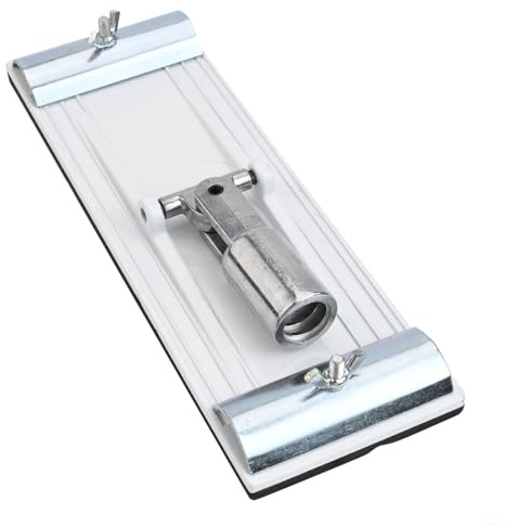 Robustes Schleifgitter aus Aluminiumlegierung mit verstellbarem Winkel für makellose Verarbeitung von Wänden und Decken (schwarz)