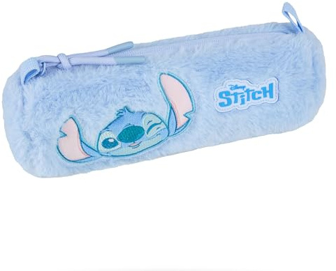 CoolPack Stifteetui Tube Stitch Fluffy – Kuscheliges Federmäppchen für Schule & Alltag (Blau)