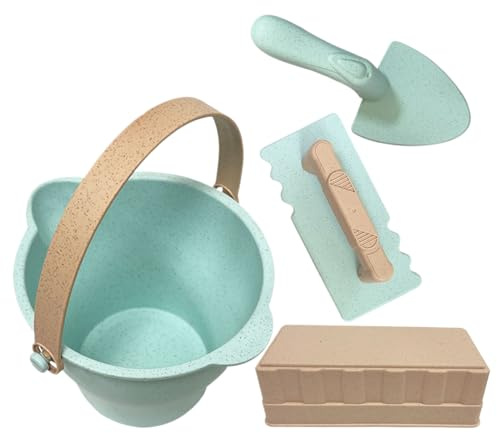 Yongmcxhhj Strandsandspielzeug, Strandspielzeugset - Sandbox Schloss Spiel Strandset,Eimer Sand Toy Set Schaufeln Schaufeln Sandbox -Werkzeugkit mit Maschenbeutel für den Außenbereich