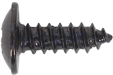 Sealey BST4213 Self Tapping Screw 4.2 x 13mm Flanged Head Black Pozi BS 4174 Pack of 100