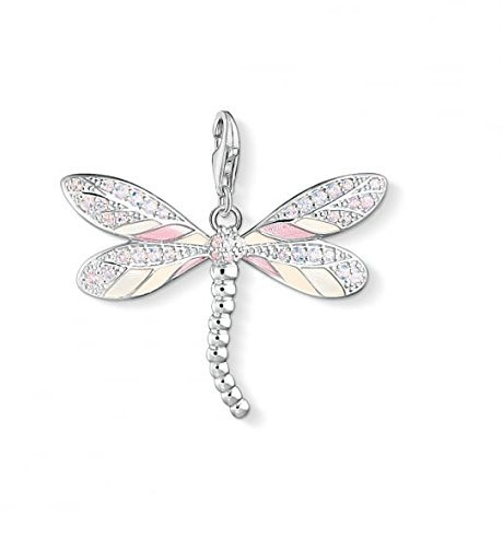 THOMAS SABO Y0001 Charm-Anhänger Libelle Rosa