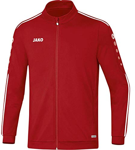 JAKO Kinder Polyesterjacke Polyesterjacke Striker 2.0, chili rot/weiß, 164, 9319