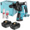 Makita DHR264ZJ 18V Twin SDS+ Hammer Drill with 2 x 6Ah Batteries & Case