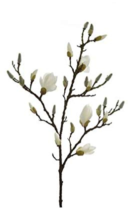 Fink - MAGNOLIENZWEIG - Kunstblume - Kunstfasern - Weiss - H.101cm