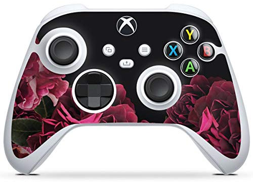 DeinDesign Skin kompatibel mit Microsoft Xbox Series S Controller Folie Sticker Rose Vintage pink
