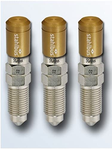 SB-110413 3X stahlbus Schnell-Entlüfterschraube Entlüftungsventil M10x1x20mm +Alukappen Gold