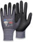 KAYGO 12 Pairs Safety Work Gloves MicroFoam Nitrile Coated, KG18N,Seamless Knit Nylon Glove with Black Micro-Foam Nitrile Grip,Ideal for General Purpose,Automotive,Home Improvement