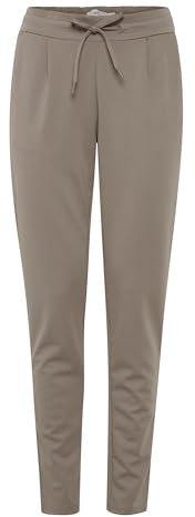 ICHI IHKATE PA2 Damen Sweathose Sweatpants Relaxhose mit Stretch Schmaler Schnitt mit Elastikbund, Größe:XXL, Farbe:Driftwood (181210)