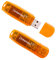 Intenso Rainbow Line 2x 64GB USB-Stick, USB 2.0 Doppelpack in Orange