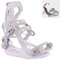 Airtracks Snowboardbindung Master W Pro Fastec™ System Snowboard Bindung Größen S M L (S - weiß (35-38))