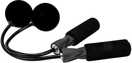 Pasamer Corda per Saltare Senza Fili Corda per Saltare Senza Fili Comoda Rotazione a 360° per la Tua Scrivania (Nero)