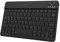 Tastiera Bluetooth ultra sottile, portatile, ricaricabile, esterna, senza fili, per tablet Android, telefoni cellulari, smartphone Samsung, iPad Mini, Air, Pro, iPhone, Windows Surface (nero)