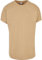 Urban Classics Men's Long Shaped Turnup Tee T-Shirt, Unionbeige, 4XL