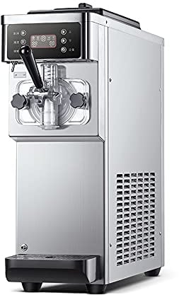 Commercial Ice Cream Maker Machine,1200W Electric Soft Ice Cream Machine,12-16L/H Countertop Ice Cream Serve Machine, Single-Flavor Gelato Machine,Commercial Yogurt Maker Machine for Restaurants