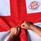 Anley Rip-Proof Double Sided 3-Ply England Flag 3x5 Foot - Vivid Color, Canvas Header and Wrinkle Resistant - The Strongest, Longest Lasting English National Flags 3 X 5 Ft