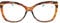 Fads & Fashions Cat Eye Oversized Reading Glasses Womans with Spring Hinges 3 Colours DX71 (Brown, +1.0)