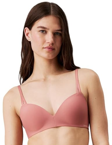 Calvin Klein Donna Reggiseno a Mezza Coppa Lift Elasticizzato, Rosa (Red Grape), 4C