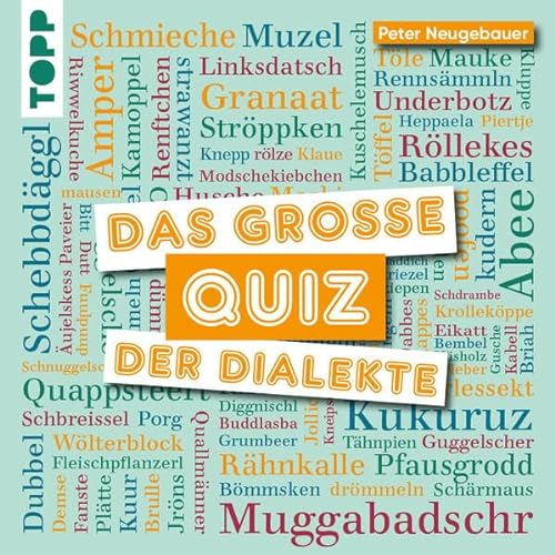 Das große Quiz der Dialekte. Entschlüsselt die schönsten Ausdrücke unserer Sprache. Mit authentischen Dialekten aus Deutschland, Österreich und der Schweiz. 2–8 Personen | ab 10 Jahren | 15 Minuten