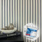 WALLCOVER Tapete inkl. Kleister Beige Vliestapete Streifen Schwarz - Taupe Paneele Skandinavischer Stil Wandpaneele Modern Lamelle Made in Germany
