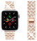 Futuhada Remplacement Bracelet avec Strass Diamant pour Montre Connectée, Paillettes pour Bracelets Bande Montres Bling Métal Femme Brillant Bracelet Montre Galaxy Watch S3/GT2/applewatch8Classic20MM