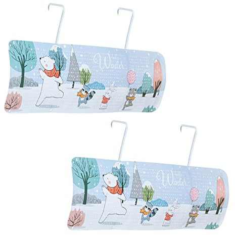 Garneck 5 Juegos De Parabrisas para Aires Acondicionados Deflectores De Aire Acondicionado Protectores De Conductos De Aire Control De Dirección del Viento 2 Unidades X 5