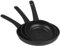 URBN-CHEF Batterie de cuisine antiadhésive en acier au carbone forgé – Casserole, poêle à frire, casserole et base à induction – Convient pour les cuisinières à gaz, électriques, céramiques, halogènes