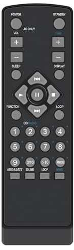 RMT-CS33 Replace Remote fit for Sony Audio Cassette CD Cassette Recorder Boombox CFD-533 CFD-S33 CFD533 CFDS33 CFDS34 CFDS37 CFDW57 CFD-S34 CFD-S37 CFD-W57