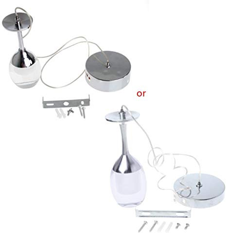 TOWARDSNAN LED Modern For Creative Wine Glass Ceiling Light Pendant Lamp Fixture Lighting Chandelier For Bedroom Living