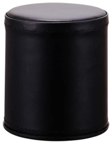 YUGSHNKFC Dices Shaker Cup Table Juego PU PU Patrón Mano Shaker Quiet Shaker para Partyes Club