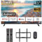 KB ELEMENTS 43 Zoll (109 cm) Full-HD Smart TV mit HD Triple Tuner (DVB-C/-S2/-T2), App Store, Prime Video, Netflix, YouTube, DAZN, Disney+,Android 14